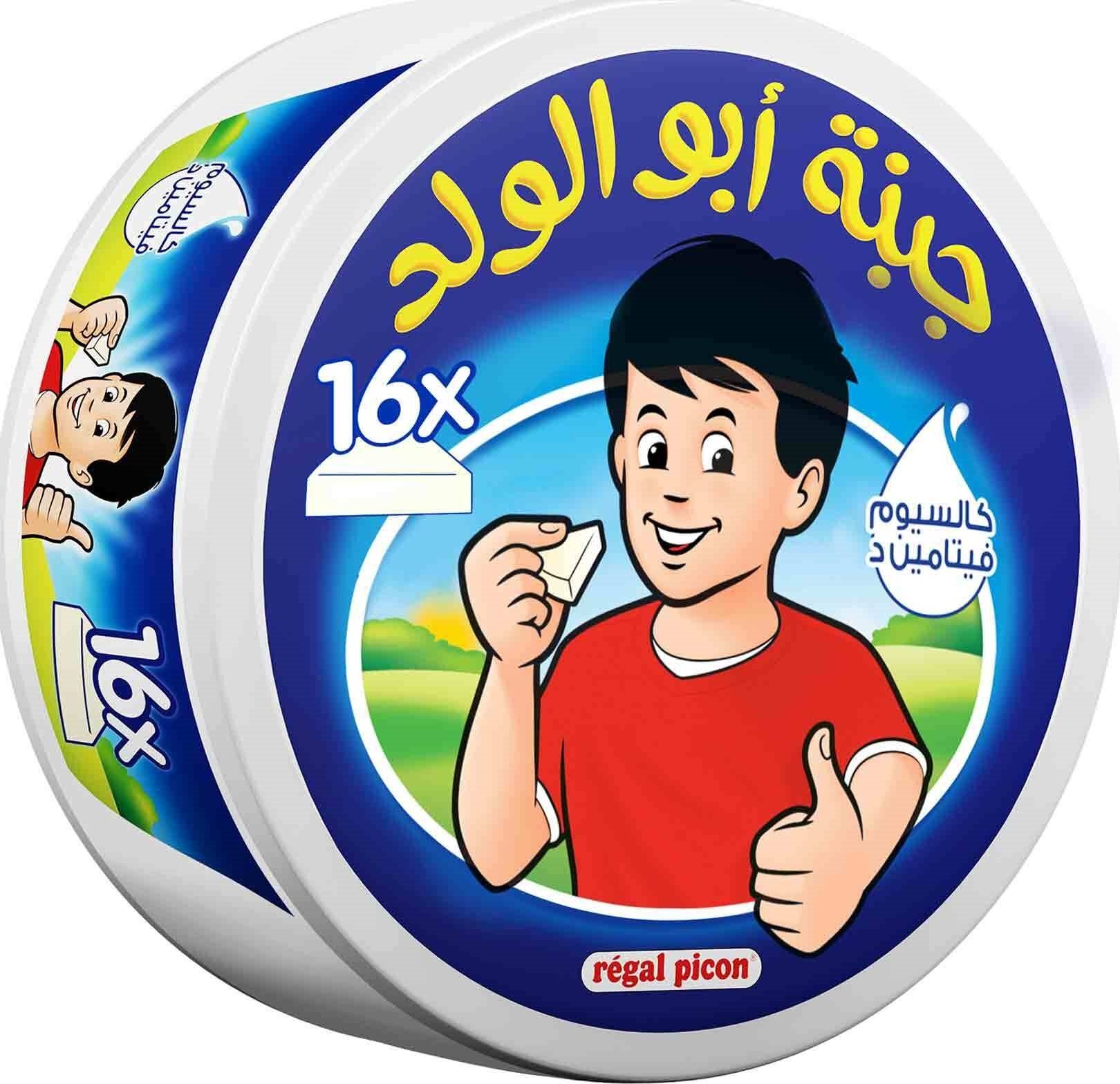 ابو الولد جبنة مثلثات 16قطعة