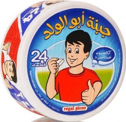 ابو الولد جبنة مثلثات 24قطعة