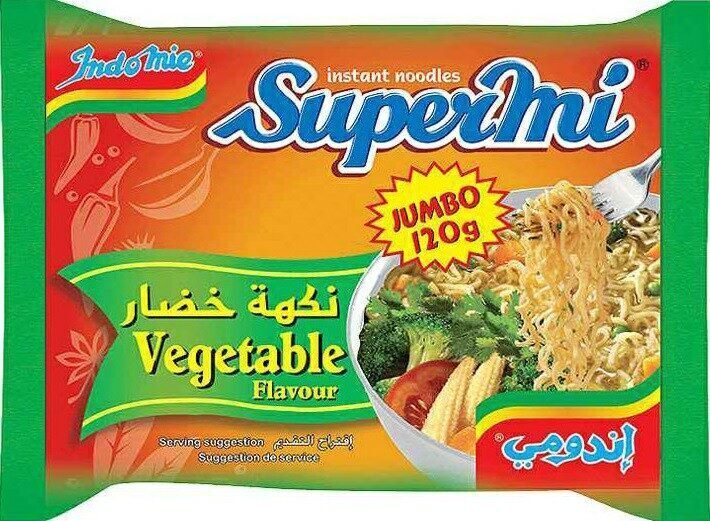 اندومى جامبو خضار 120جم 
