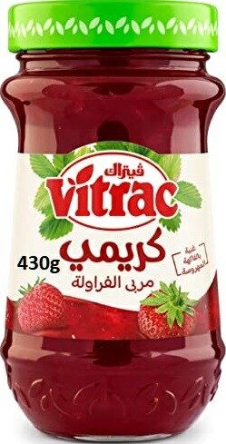 فيتراك مربى فراولة كريمى 430جم