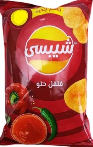 شيبسى فلفل حلو كبير اللمة 15ج