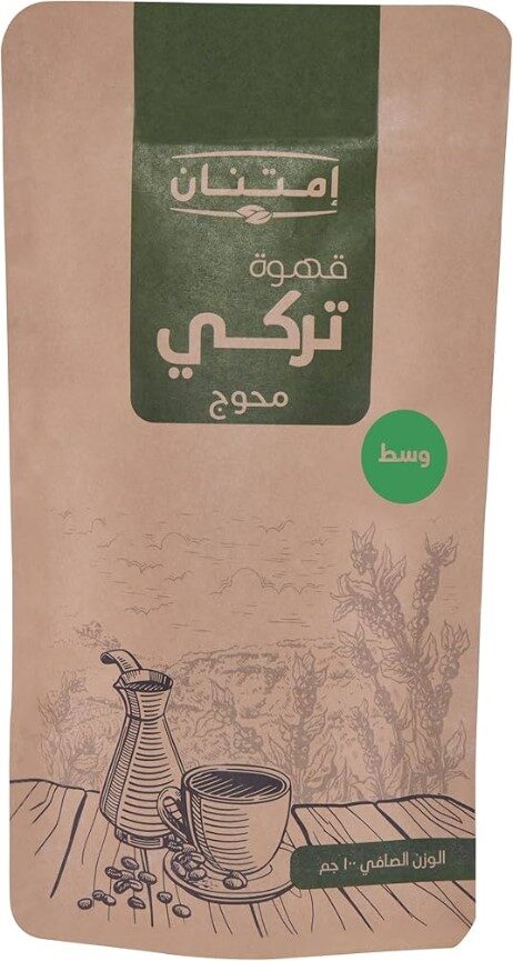 امتنان قهوة تركى محوج وسط 100جم