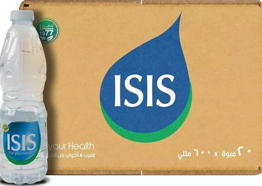 ايزيس مياه معدنية 600مل كرتونة 20قطعة