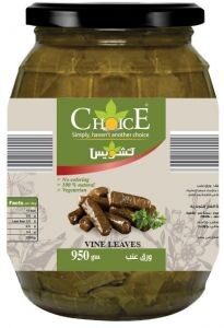 تشويس ورق عنب (برطمان)900جم