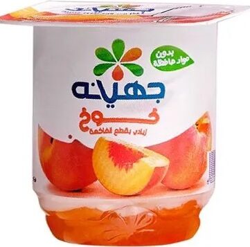 جهينة زبادى بقطع الخوخ 105جم
