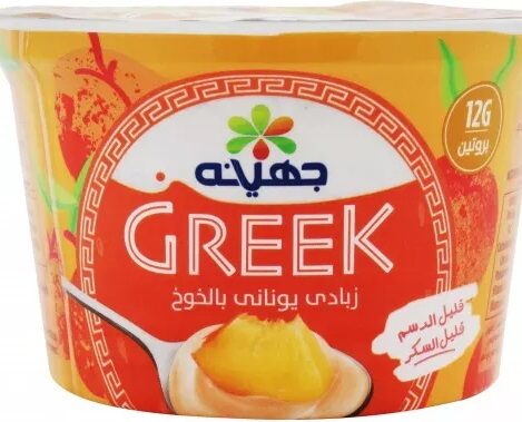 جهينة زبادى يونانى خوخ 180جم