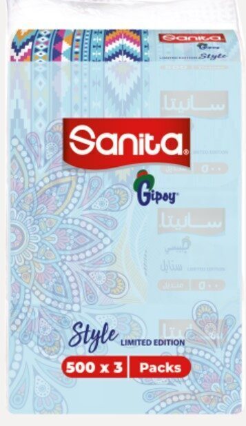 سانيتا جيبسي ستايل 500منديل 3ق