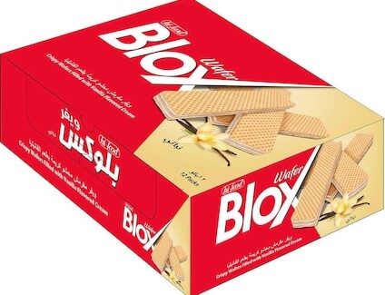بلوكس بسكويت ويفر فانيليا 30جم (ع×12)