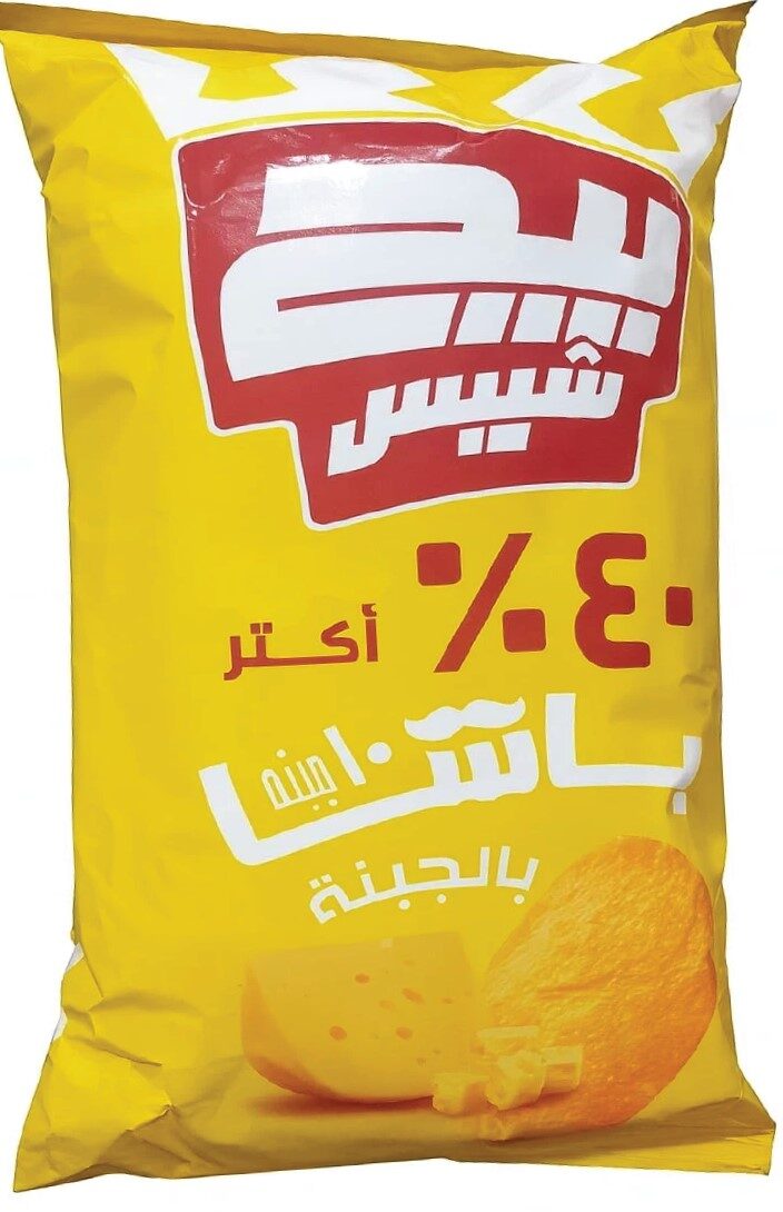 بيج شيبس باشا بالجبنة 40%اكتر 10ج