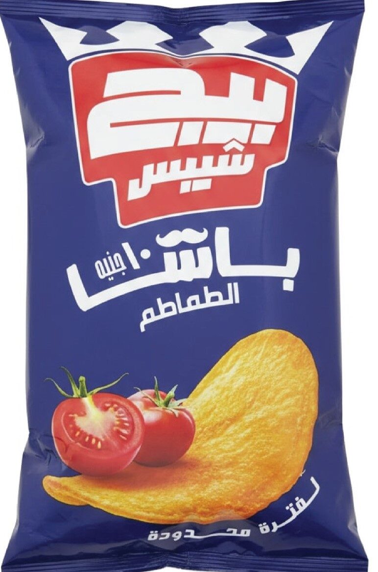 بيج شيبس باشا بالطماطم 40%اكتر 10ج