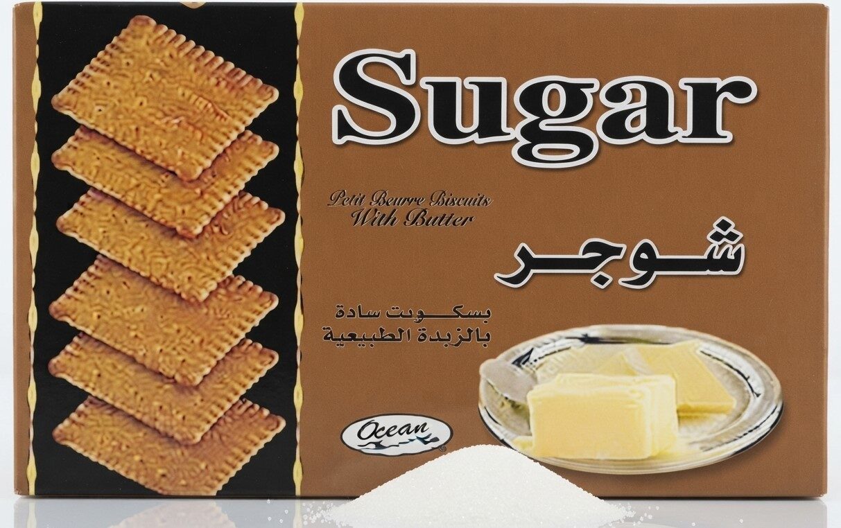 شوجر بسكويت شاى زبدة(ع*6)