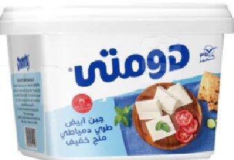 دومتى جبنة ثلاجة طبيعى بلاستيك 400جم ( لبنى فى ابيض )