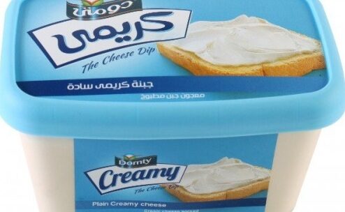 دومتى جبنة كريمى سادة بلاستيك مصنعات 380جم