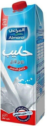 المراعى حليب كامل الدسم تتراباك 1لتر