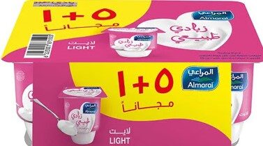 المراعى زبادى لايت 105جم 5+1عرض