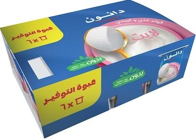 دانون زبادي لايت 85جم عرض 6ق