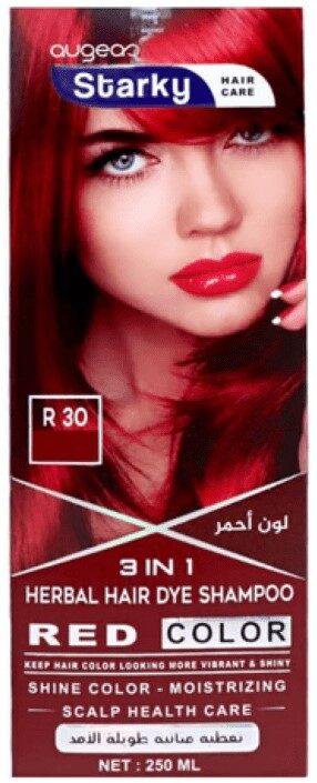 ستاركى شامبو صبغة احمر 250مل