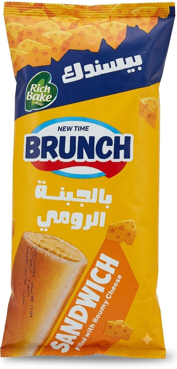 برنش ساندوتش جبنة رومى