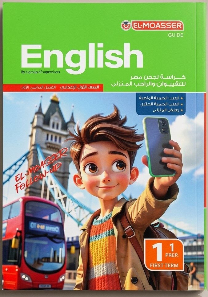 المعاصر انجليزى اولى اعدادى ترم اول + ملحق