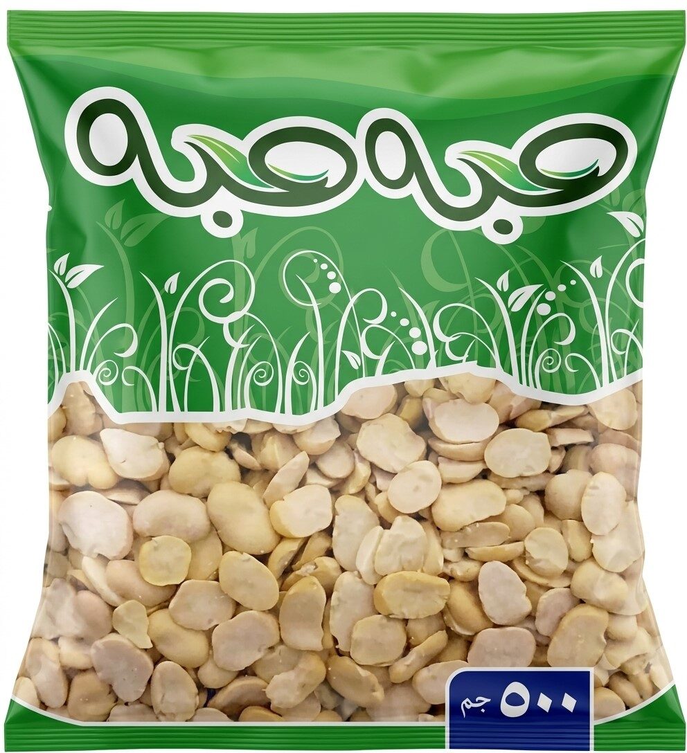حبه حبه فول مجروش  500جم