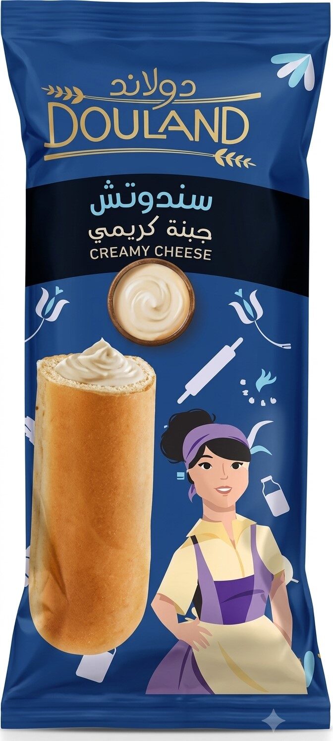 دولاند سندوتش جبنة كريمى  ( عبور لاند )