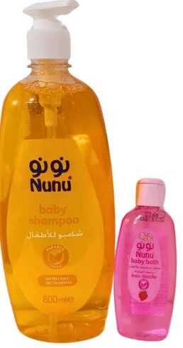 نونو شامبو اطفال + شاور 750مل + 100مل