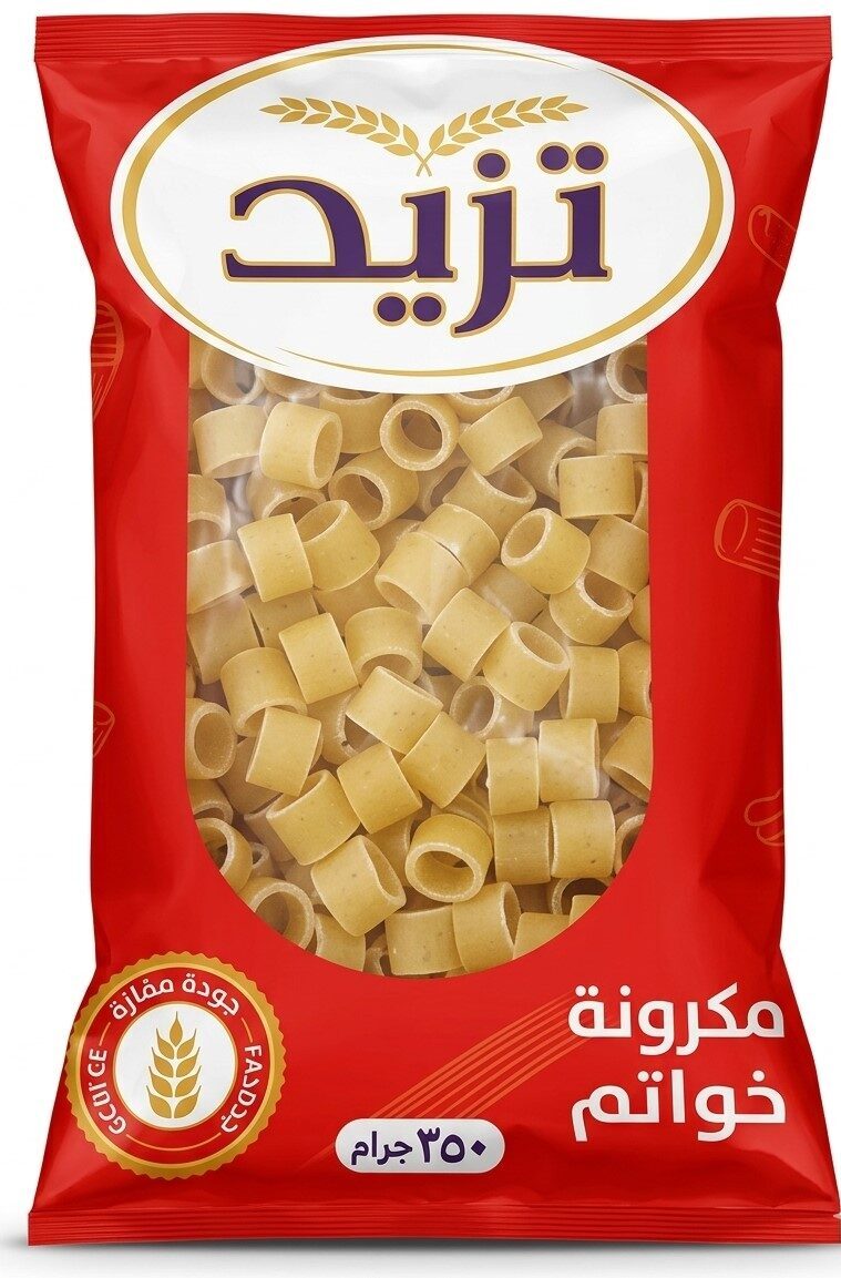 تزيد مكرونة خواتم  350جم