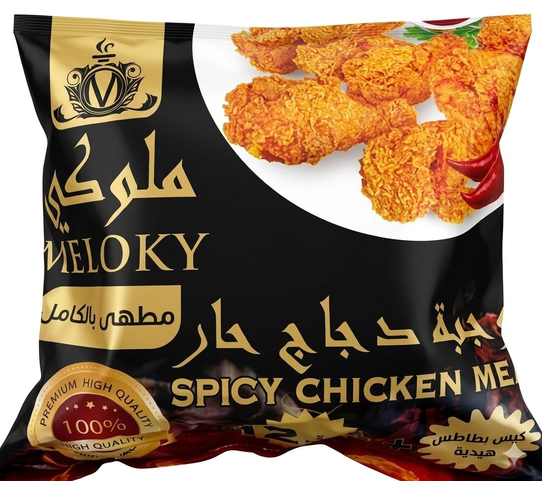 ملوكى وجبة دجاج حار