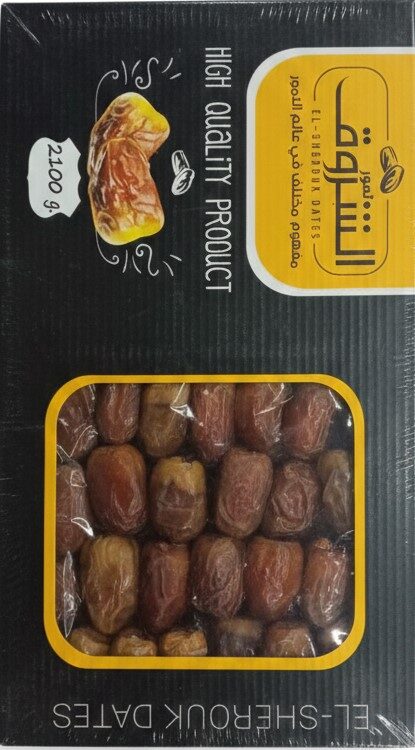 الشروق تمر سادة علبة 2100جم
