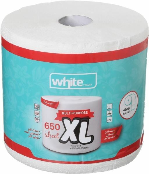 وايت رول مطبخ كبير 650منديل XL