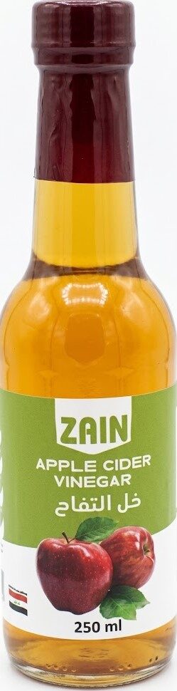 زين خل تفاح بلاستيك 250مل