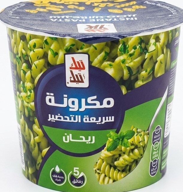 تيك تاك مكرونة سريعة التحضير صوص الريحان 115جم