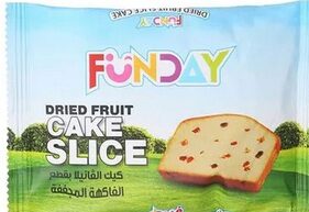 فن داى كيك فانيليا و فواكة مجففة 64جم