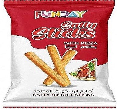 فن داى اصابع بسكويت مملح بيتزا 40جم