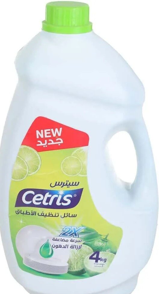 سيتريس سائل تنظيف اطباق 4لتر ليمون اخضر