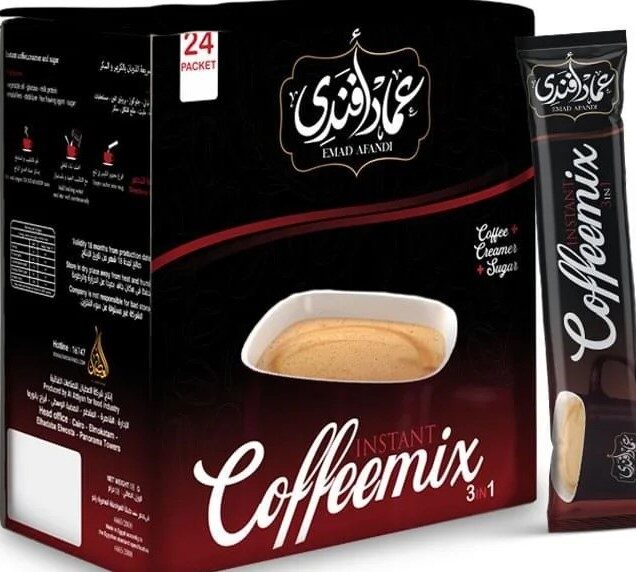 عماد افندى كوفى ميكس 3*1  18جم (ع*24)