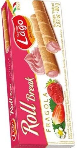 لاجو رول بريك فراولة 80جم