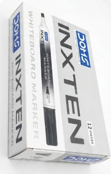 قلم سبورة اسود Doms inxten 80827 (ع*12)